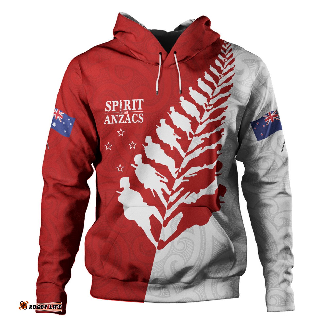 Amazing Aussie Australia New Zealand Anzac Day Custom Spirit Of The Anzacs Hoodie