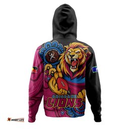 Amazing Aussie Brisbane Lions Power Through Generations NAIDOC Edition Hoodie