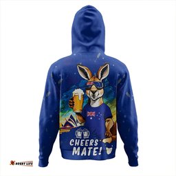 Amazing Aussie Australia Happy Australia Day Funny Kangaroo With Beer Hoodie