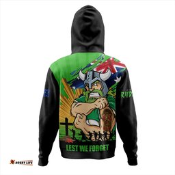 Amazing Aussie Canberra Raiders Fearless ANZAC Defender Hoodie