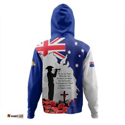 Amazing Aussie Australia On This Remembrance Day Lest We Forget In Flanders Fields Hoodie
