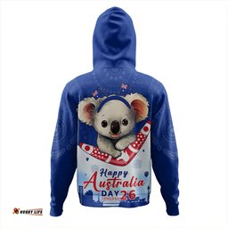 Amazing Aussie Australia Happy Australia Day Koala With Boomerang Edition Hoodie