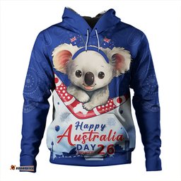 Amazing Aussie Australia Happy Australia Day Koala With Boomerang Edition Hoodie