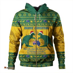 Amazing Aussie Australia Scorching Australia Christmas Green Hoodie