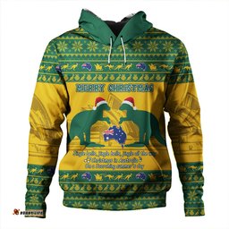 Amazing Aussie Australia Scorching Australia Christmas Green Hoodie