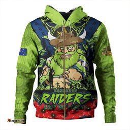 Amazing Aussie Canberra Raiders Ripped Legacy Of The Game The ANZAC Spirit Lives On Hoodie