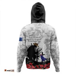 Amazing Aussie Australia Fallen But Not Forgotten Remembrance Day Tribute Hoodie