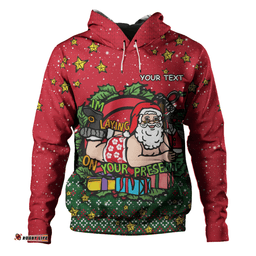 Amazing Aussie Australia Aussie Ugly Christmas Santa Present Hoodie