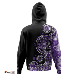 Amazing Aussie Australia Indigenous Turtle Aboriginal Dot Art Purple Hoodie