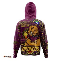 Amazing Aussie Brisbane Broncos Spirit Of NAIDOC Series Hoodie