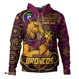 Amazing Aussie Brisbane Broncos Spirit Of NAIDOC Series Hoodie