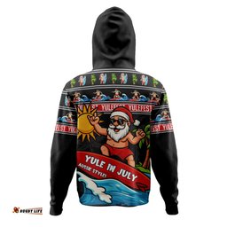 Amazing Aussie Australia Santa's Yule Wave Ride Hoodie