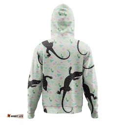Amazing Aussie Australia Goanna Aboriginal Goanna Dot Art Colorful Inspired Hoodie