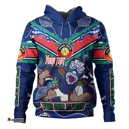 Amazing Aussie New Zealand WarriorsNaidoc Week Custom For Our Elders Home Jersey Hoodie