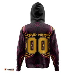 Amazing Aussie Brisbane Lions Spirit Warriors Of The Game Hoodie
