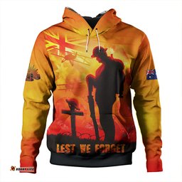 Amazing Aussie Australia Dawn Of Sacrifice Anzac Remembrance Hoodie