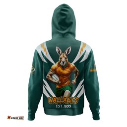 Amazing Aussie Australia Wallabies Championship Sport Style Green Hoodie
