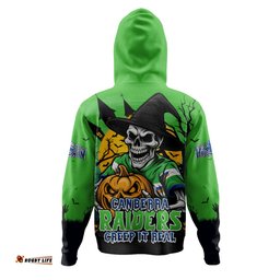 Amazing Aussie Canberra Raiders Dark Moon Rugby Halloween Battle Edition Hoodie