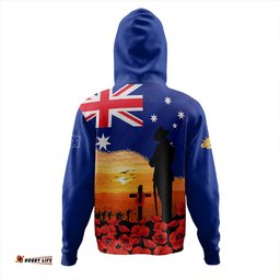 Amazing Aussie Australia Lest We Forget Remembrance Day Tribute Hoodie