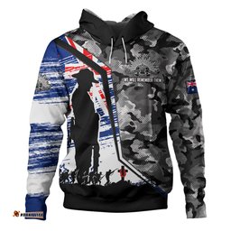Amazing Aussie Australia Remembrance Day Heroic Soldier Legacy Hoodie
