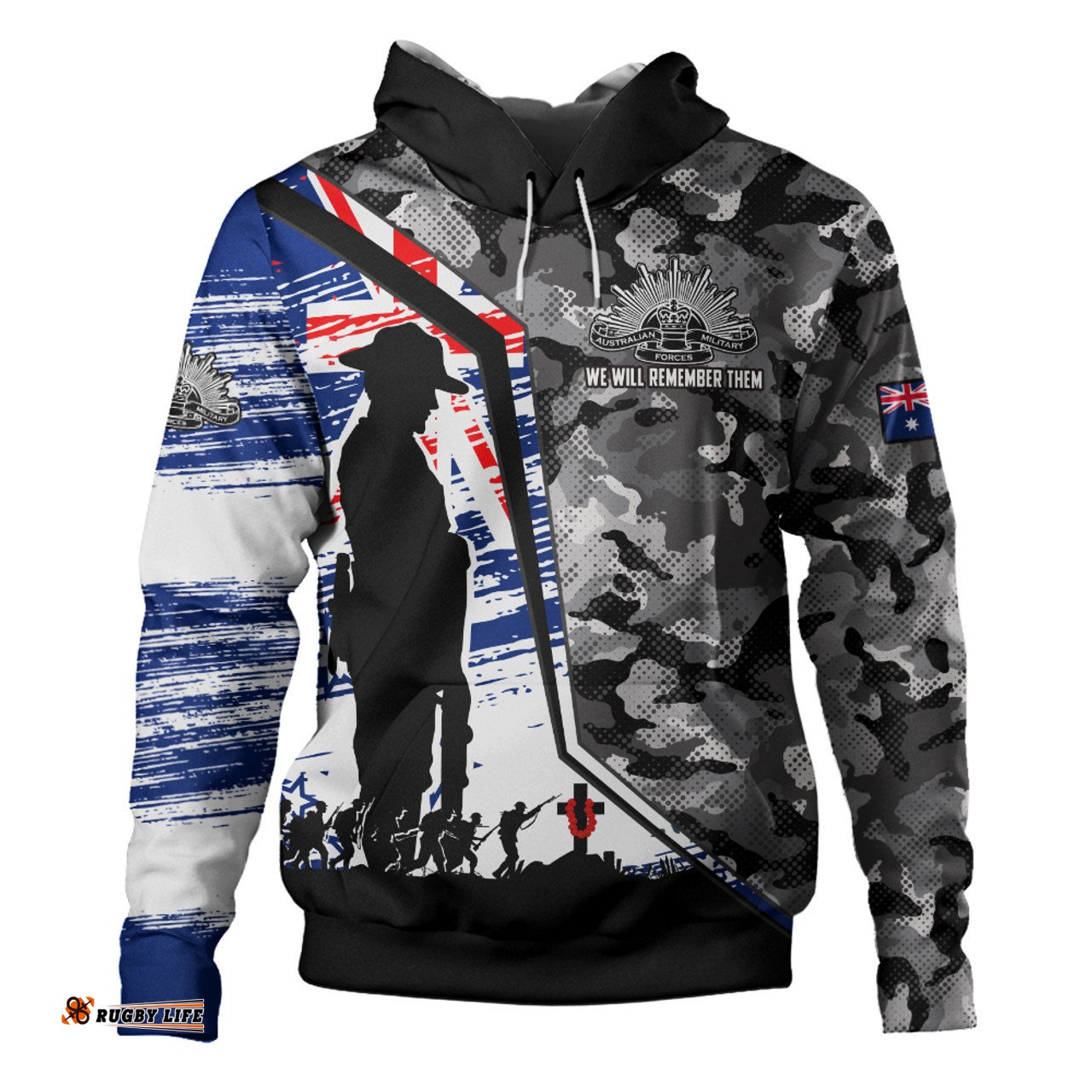 Amazing Aussie Australia Remembrance Day Heroic Soldier Legacy Hoodie