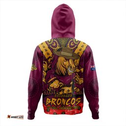 Amazing Aussie Brisbane Broncos Ripped Legacy Of The Game The ANZAC Spirit Lives On Hoodie