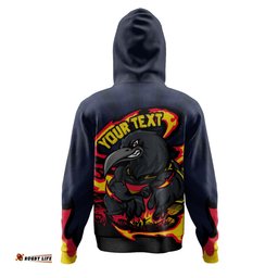 Amazing Aussie Adelaide Crows Premiership Series Flame Edition Hoodie