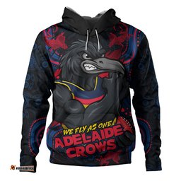 Amazing Aussie Adelaide Crows Spirit Warriors Of The Game Hoodie