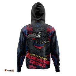 Amazing Aussie Adelaide Crows Spirit Warriors Of The Game Hoodie
