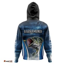 Amazing Aussie Australia Fishing Custom Jumping Barramundi Fishing Hoodie
