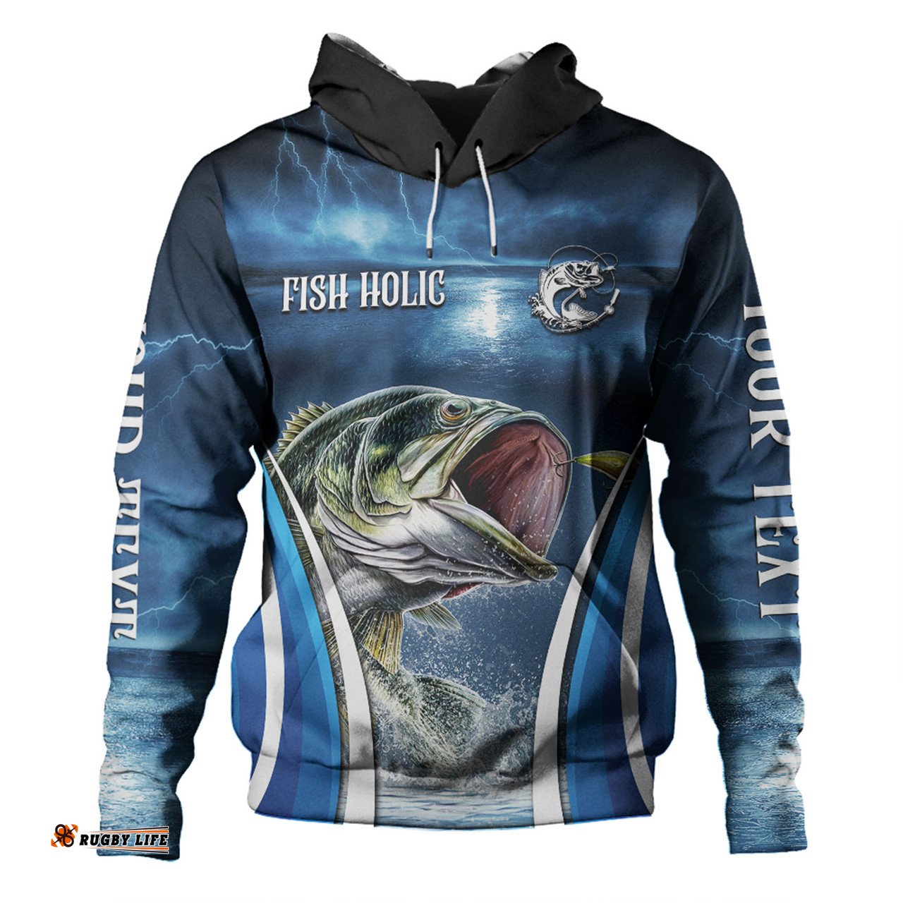 Amazing Aussie Australia Fishing Custom Jumping Barramundi Fishing Hoodie