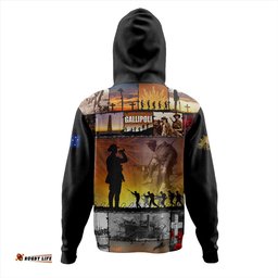 Amazing Aussie Australia Anzac Day Honoring Gallipoli Heroes Memorial Orange Hoodie