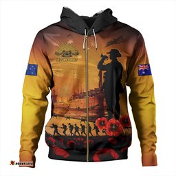 Amazing Aussie Australia ANZAC Day Guardian Of The Dawn Hoodie
