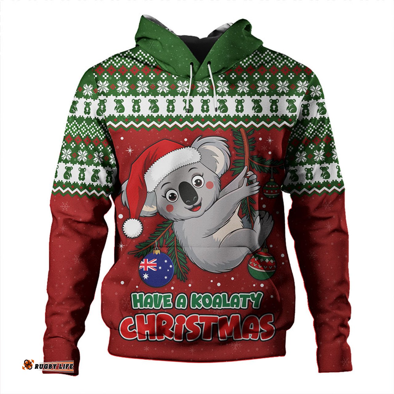 Amazing Aussie Australia Have A Koalaty Christmas Hoodie