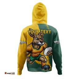 Amazing Aussie Aussie Wallabies Unstoppable Wallabies Spirit Of The Championship Yellow Hoodie