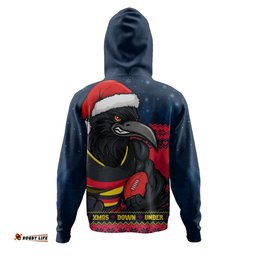 Amazing Aussie Adelaide Crows Merry Christmas Down Under Footy Power Style Hoodie