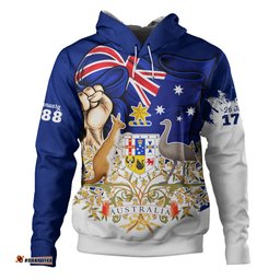 Amazing Aussie Australia Australia Power Pride And Heritage Crest Hoodie