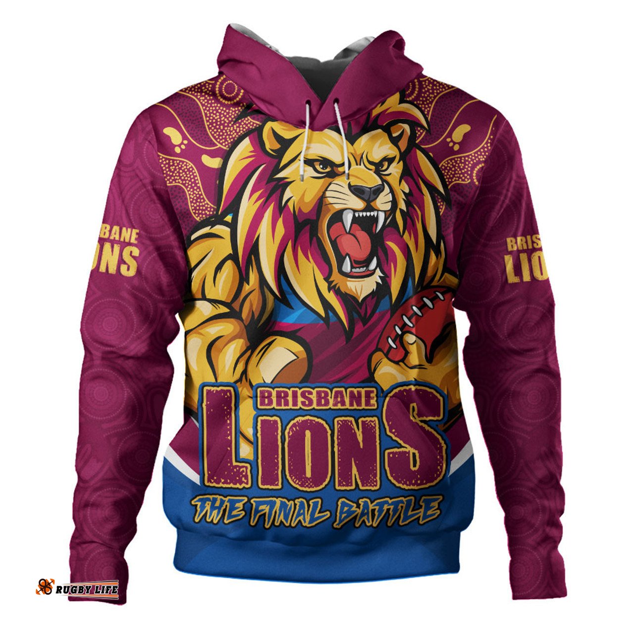 Amazing Aussie Brisbane Lions Final Clash Battle Edition Hoodie