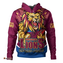 Amazing Aussie Brisbane Lions Final Clash Battle Edition Hoodie