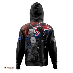 Amazing Aussie Australia Tribute To The Brave Anzac Day Hoodie
