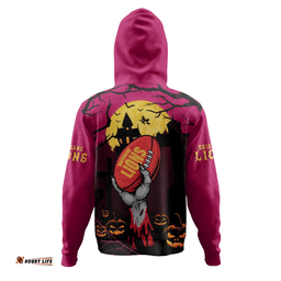 Amazing Aussie Brisbane Lions Full Moon Fever Halloween Supporter Hoodie