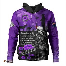 Amazing Aussie Australia Anzac Day Remembering The Animals Victims Of War Hoodie
