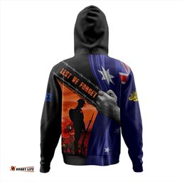 Amazing Aussie Australia Remembrance Day Australian Fallen Heroes Orange Hoodie