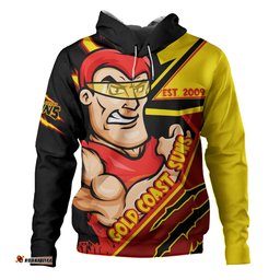 Amazing Aussie Gold Coast SUNS Battlefield Glory Gear Hoodie
