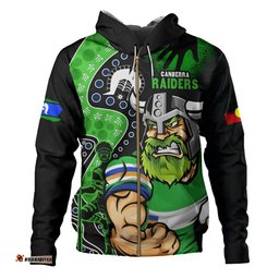 Amazing Aussie Canberra Raiders NAIDOC Indigenous Warrior Spirit Hoodie