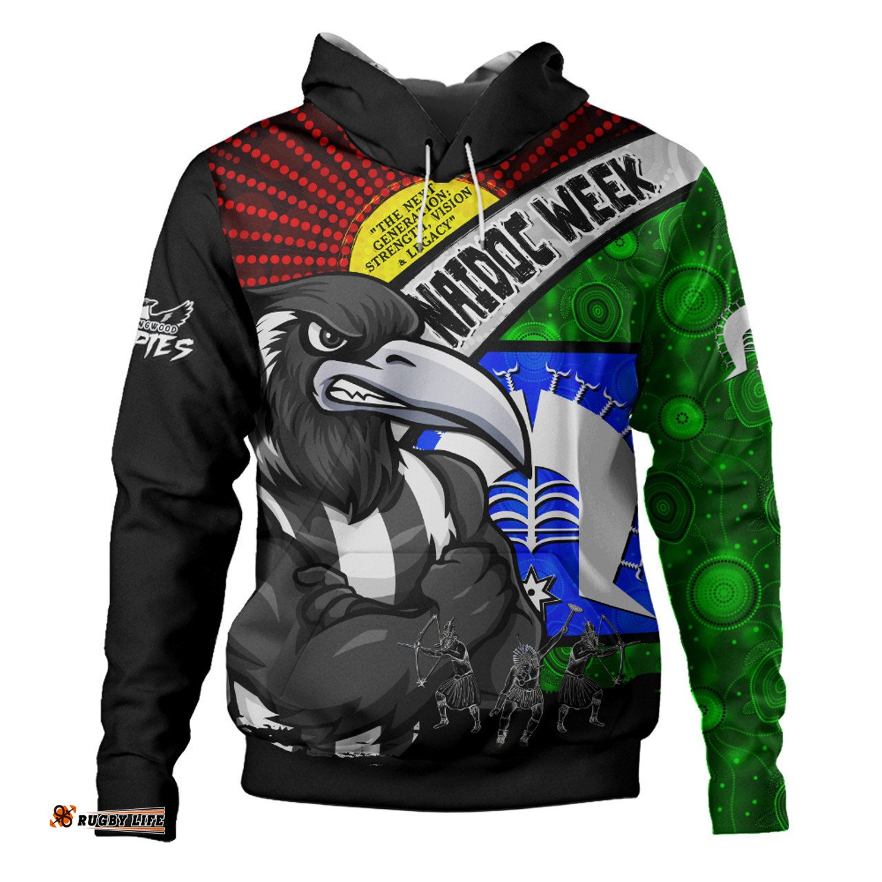 Amazing Aussie Collingwood NAIDOC Week Pride Edition Hoodie