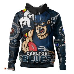 Amazing Aussie Carlton NAIDOC Spirit Of Country Hoodie