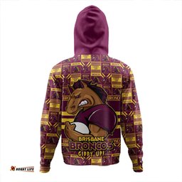 Amazing Aussie Brisbane Broncos Champion s Pride Comic Style Hoodie