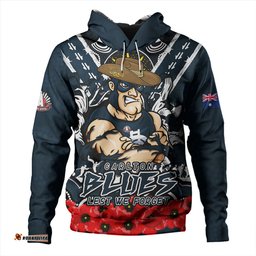 Amazing Aussie Carlton Ripped Legacy Of The Game The ANZAC Spirit Lives On Hoodie