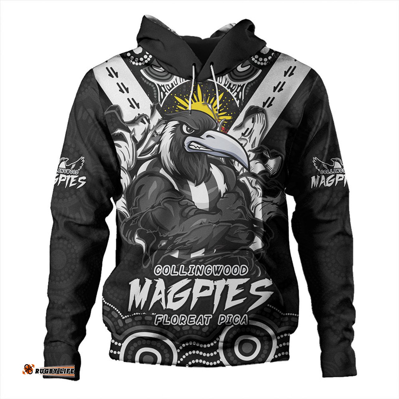 Amazing Aussie Collingwood Ripped Legacy of the Game Hoodie